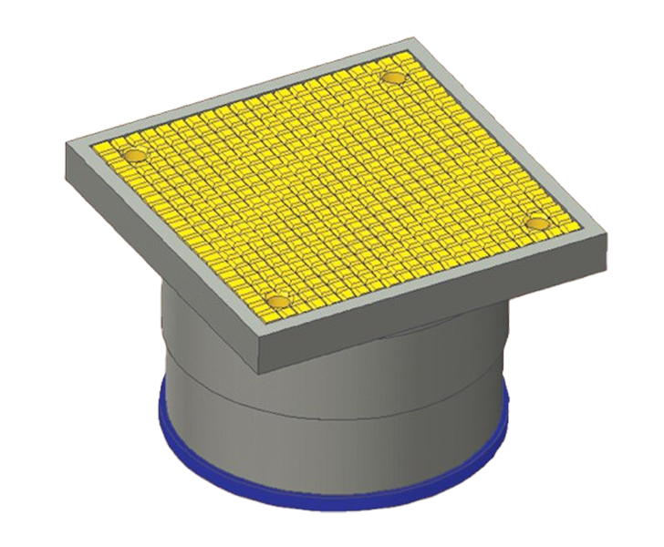 Cast Iron Roof Drain With Grating Cover